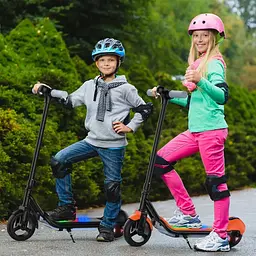 Дитячий електросамокат GIANT Kids ES1 помаранчевий, з LED - підсвіткою деки та колес, від 4 років - мініатюра 2