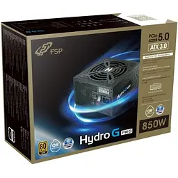 БЖ 850W FSP HYDRO G PRO HG2-850 ATX3.0 80+ Gold, 120mm FDB  fan, Modular, Retail Box (HG2-850 Gen5)