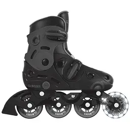 Роликові ковзани Globber Go Scates Lights р.34-37 до 60 кг 5+ років сірі (785-120) - мініатюра 6