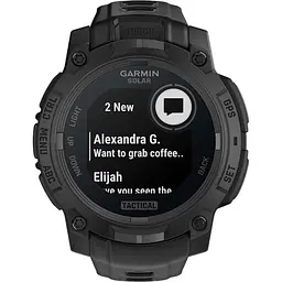 Смарт-годинник Garmin Instinct 3 Solar 45mm Tactical Edition Black with Black Band (010-02934-50) [137249] - мініатюра 7