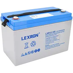 Акумулятор Lexron GEL 12V (12V/105Ah/1260Wh) (LXR12-105) [154054] - мініатюра 2