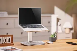 Підставка для ноутбука до 15.6" Gembird NBS-D1-02, Silver, алюмінієва, 225 - 380 мм - мініатюра 3