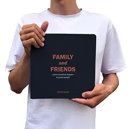 Фотоальбом Family and friends темно-синій - мініатюра 6