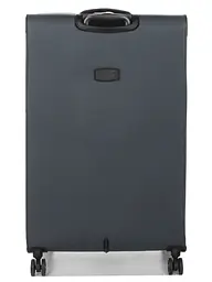 Валіза велика XL тканинна з розширенням Snowball 21504 90×54×31см 130+12л Сірий - мініатюра 3