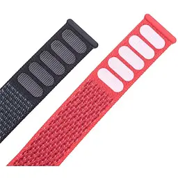 Ремінець BeCover Nylon Style для Amazfit Stratos (22 mm) 1/2/2S/3/GTR 2/GTR 47mm/GTR Lite 47mm/Nexo/Pace/GTR 3 Pro/GTR 4 Red (705892) - мініатюра 4