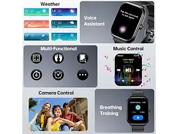 Смарт-годинник Oukitel V7 Black - мініатюра 3