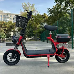 Електросамокат EVOBIKE Zen U12 MAX 2025 року червоний | електросамокат з трьома фарами, корзинкою та багажником - мініатюра 11