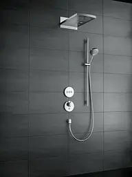 Шлангове під'єднання Hansgrohe FixFit S без зворотного клапана 27453000, Хром - мініатюра 2