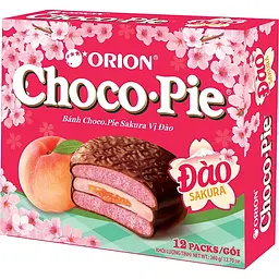 Тістечка Orion Chocopie Sakura Peach Cake 360 г