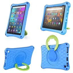 Планшет Amazon Fire HD10 KIDS 3/32GB 13th Generation з протиударним чохлом Blue - мініатюра 2