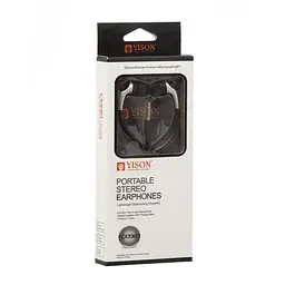 Провідні вакуумні навушники Yison CX330, 3.5mm, 1.2m, black - мініатюра 3