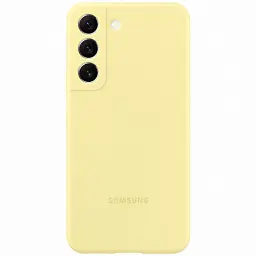 Чохол-накладка Samsung Silicone Cover для Samsung Galaxy S22 SM-S901 Butter Yellow (EF-PS901TYEGRU) - мініатюра 5