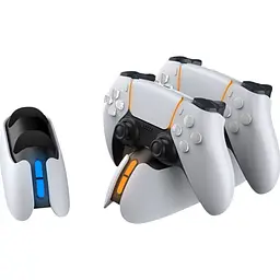 Зарядна станція Dobe Dual TP5-05103 для PS5 DualSense White [165290] - мініатюра 5
