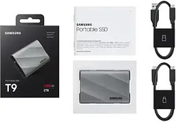 SSD накопичувач Samsung T9 2 TB Grey (MU-PK2T0G) - мініатюра 5