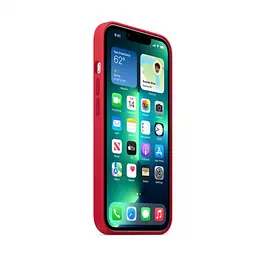 Силіконовий чохол CasePro Silicone Case with MagSafe Red для iPhone 13 Pro Max - мініатюра 3