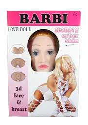 Надувна секс-лялька з вібрацією Barbi 3D