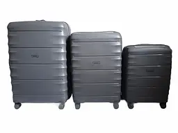 Комплект валіз Airtex 242B колір сірий