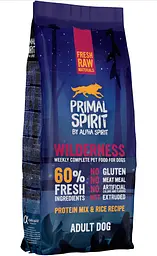 Сухий корм PRIMAL SPIRIT Wilderness для дорослих собак всіх порід (зі свининою, куркою та рибою) 12 кг