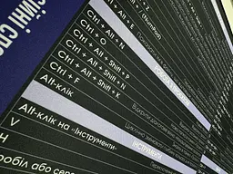 Великий килимок для мишки WorkPlaceShop Поєднання клавіш для After Effects 1000 x 500 мм - мініатюра 9