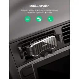 Автотримач UGREEN LP228 Gravity Phone Holder for Car (80539) чорний - мініатюра 5