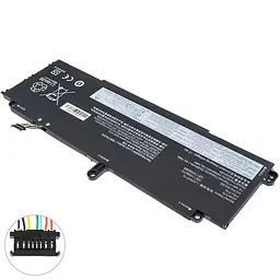 Батарея для ноутбука Lenovo L22C4P70 (ThinkPad X13 G4 T X13 Gen 4) 15.48V 3530mAh 53.4Wh Чорний