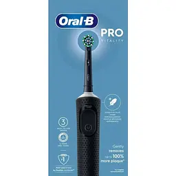 Уцінка. Електрична зубна щітка Oral-B Vitality Pro Protect X Clean чорна - мініатюра 3