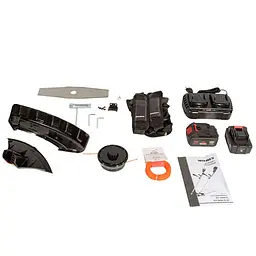 Vitals Тримір садовий акумуляторний Vitals AZT 3654a BL 36В(18+18) безщітковий акб 2х4А·рік 30см ніж/ліска 39см 4.4кг - мініатюра 10