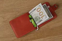 Чоловічий шкіряний затиск для купюр SHVIGEL 11,5х7,5 см acs0015861 - мініатюра 5