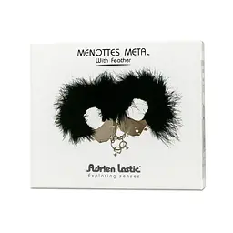 Наручники металеві Adrien Lastic Handcuffs, Чорний - мініатюра 4