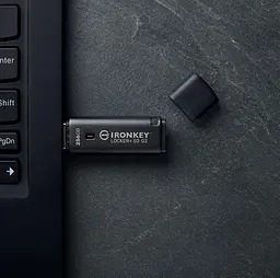 Kingston Накопичувач Kingston 64GB USB 3.2 Type-A Gen1 IronKey Locker+ 50 G2 - мініатюра 5