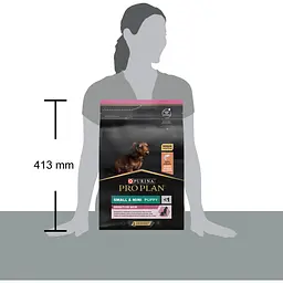 Сухий корм для цуценят дрібних порід із чутливою шкірою Purina Pro Plan Puppy Small&Mini, з лососем, 3 кг - мініатюра 5