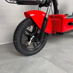 Електровелосипед EVOBIKE Nova S 500W 48V 12Ah з 2 сидіннями, корзиною та поворотниками, простий і надійний, для міста і села, червоного кольору - мініатюра 16