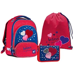 Шкільний набір Yes S-30 Juno Ultra Collection Heart beat 3 предмети  (557852)