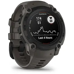 Смарт-годинник Garmin Instinct E 40 mm Black with Charcoal Silicone Band (010-02932-13) - мініатюра 6