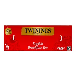 Уцінка. Чай чорний Twinings English breakfast в пакетиках (100 шт. х 2 г)  - мініатюра 2