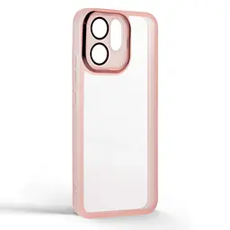 Защитный чехол для OPPO Reno15 F 5G/Reno15 FS 5G, Shade, розовый, TPU+PC, матовый, защита всего корпуса, панель-накладка, противоударный, с высокими бортами, амортизирует удары при падениях, ArmorStandart (ARM90418) - мініатюра 2