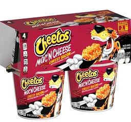 Макарони з сиром та беконом Cheetos Mac'n Cheese Cheesy Bacon Flavor 4 x 64г - мініатюра 2