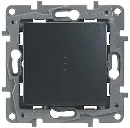 Перемикач з підсвіткою Etika антрацит Legrand osv0002085