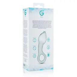 Скляний стимулятор простати Gildo Glass Prostate Plug No. 13 - мініатюра 5