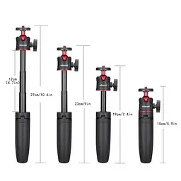 Штатив Ulanzi Vijim Xiaomini Portable and Adjustable Desktop Tripod UV-1601 MT-08 Black - мініатюра 3