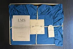 Постільна білизна Exclusive Dress Blue Варена Бавовна Limasso pbe0051005 - мініатюра 3