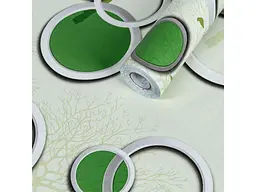 Плівка на самоклейці STICKER WALL 45см * 10м 0,07мм Чорні та зелені дерева SW-00002440 - мініатюра 2