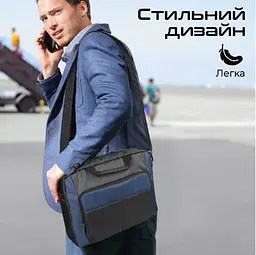 Сумка для ноутбука Promate Limber-MB 15.6" Black (limber-mb.black) - мініатюра 4