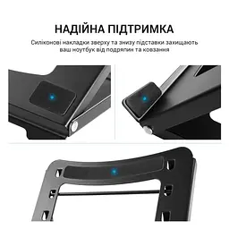 Підставка для ноутбука до 15 LS325 Black OfficePro teh0023858 - мініатюра 7