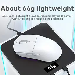 Мишка ігрова бездротова AJAZZ AJ139 V2 MC WHITE - мініатюра 3