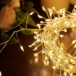 Гірлянда світлодіодна від мережі Роса Y25-27WW 19576 20 м 500 LED теплий жовтий - мініатюра 5