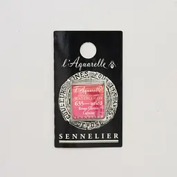 Акварельна фарба Sennelier, полукювета, S3, Кармін (Carmine)