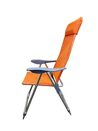 Складний стілець Levistella GP20022010 ORANGE, оранжевий, висота 101 см, вага 3,1 кг, навантаження 110 кг, для дачі - мініатюра 2