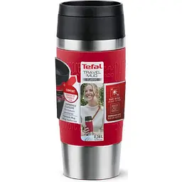 Термочашка Tefal Travel Mug Classic 360 мл червона (N2020410) - мініатюра 2