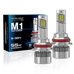 Комплект світлодіодних ламп Infolight M1 Dual Canbus 9007 55W